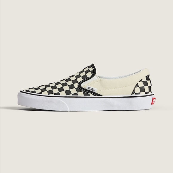 Vans Shoes - Vans Kids Classic Slip-On Checkerboard in Black and White